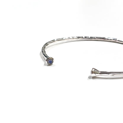 Silver925 2stone bangle