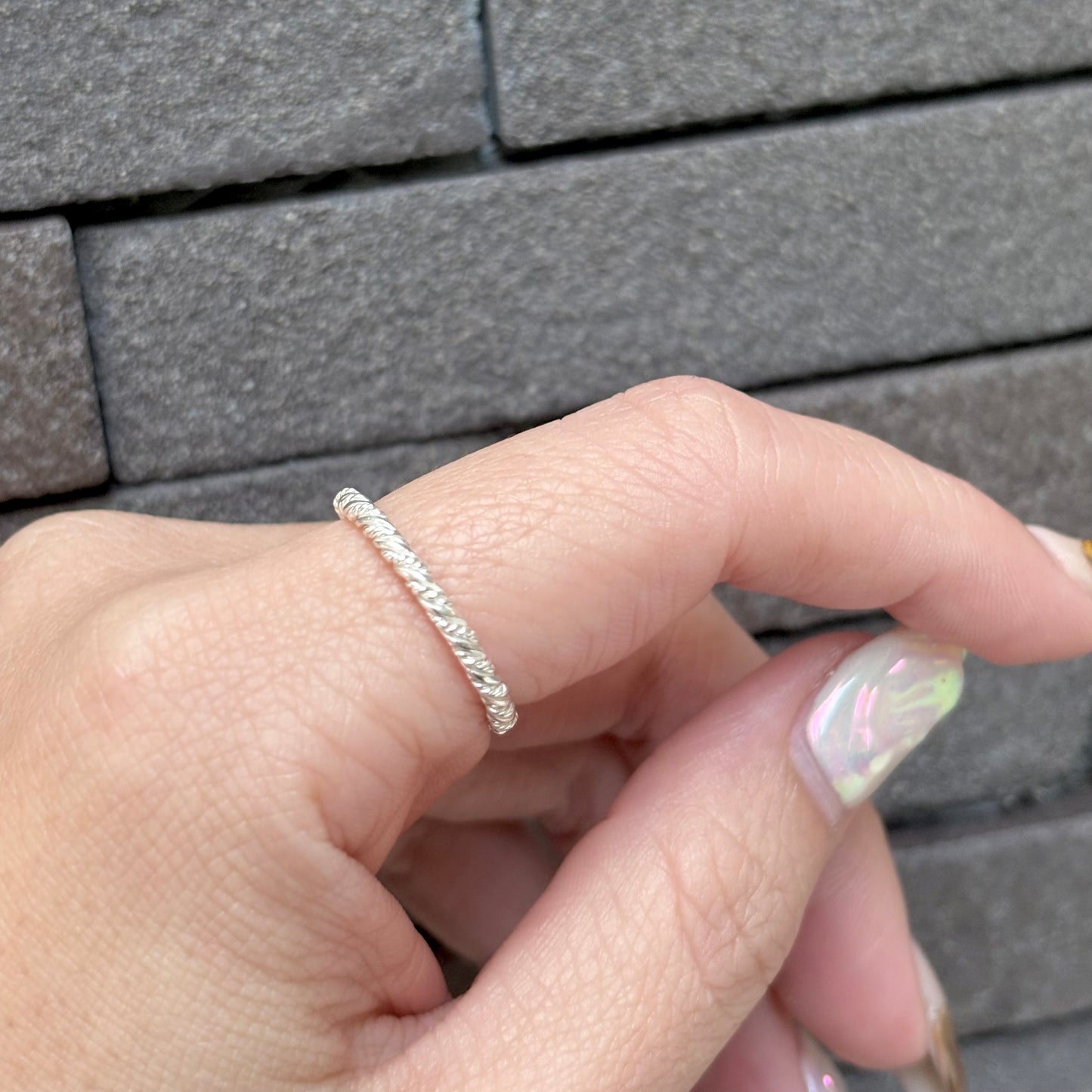 Silver925 plain ring 95