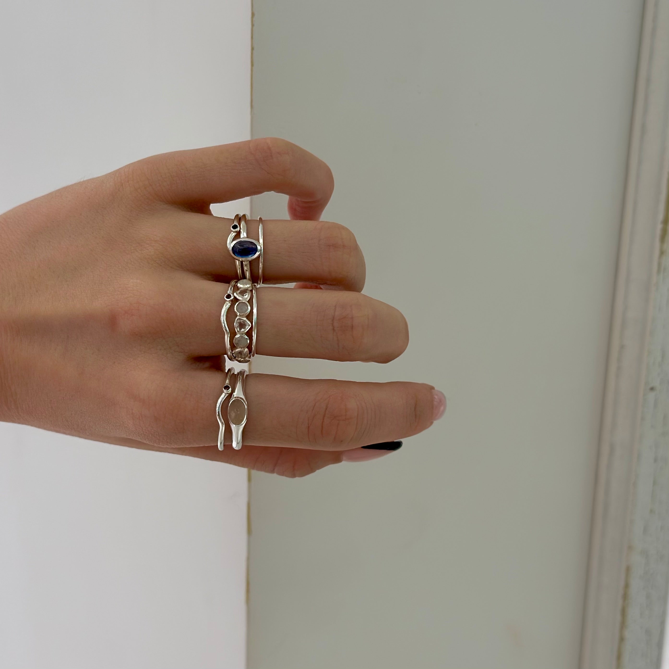 Silver925 wave ring 10 – Biju mam
