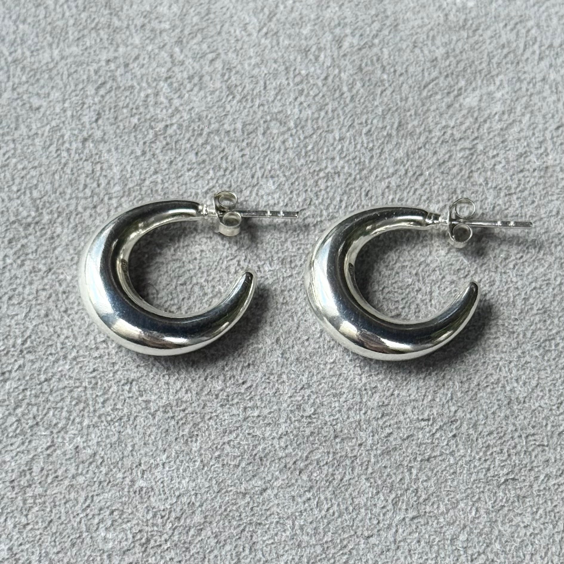 Silver925 hoop pierce 8 – Biju mam