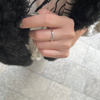 Silver925 plain ring 1