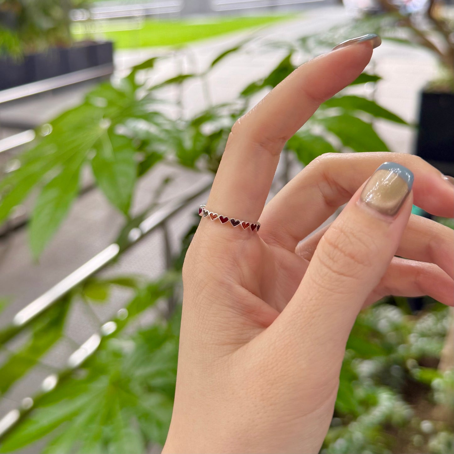 〈大阪限定〉Heart enamel ring