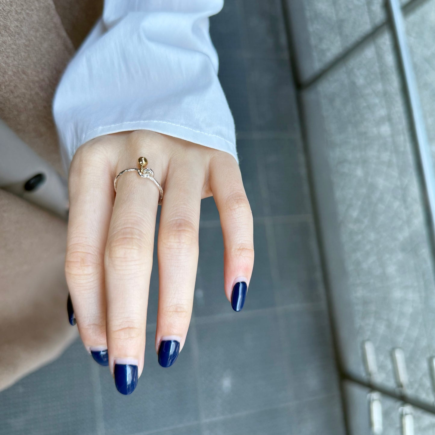 Mix plain ring〈Ball〉