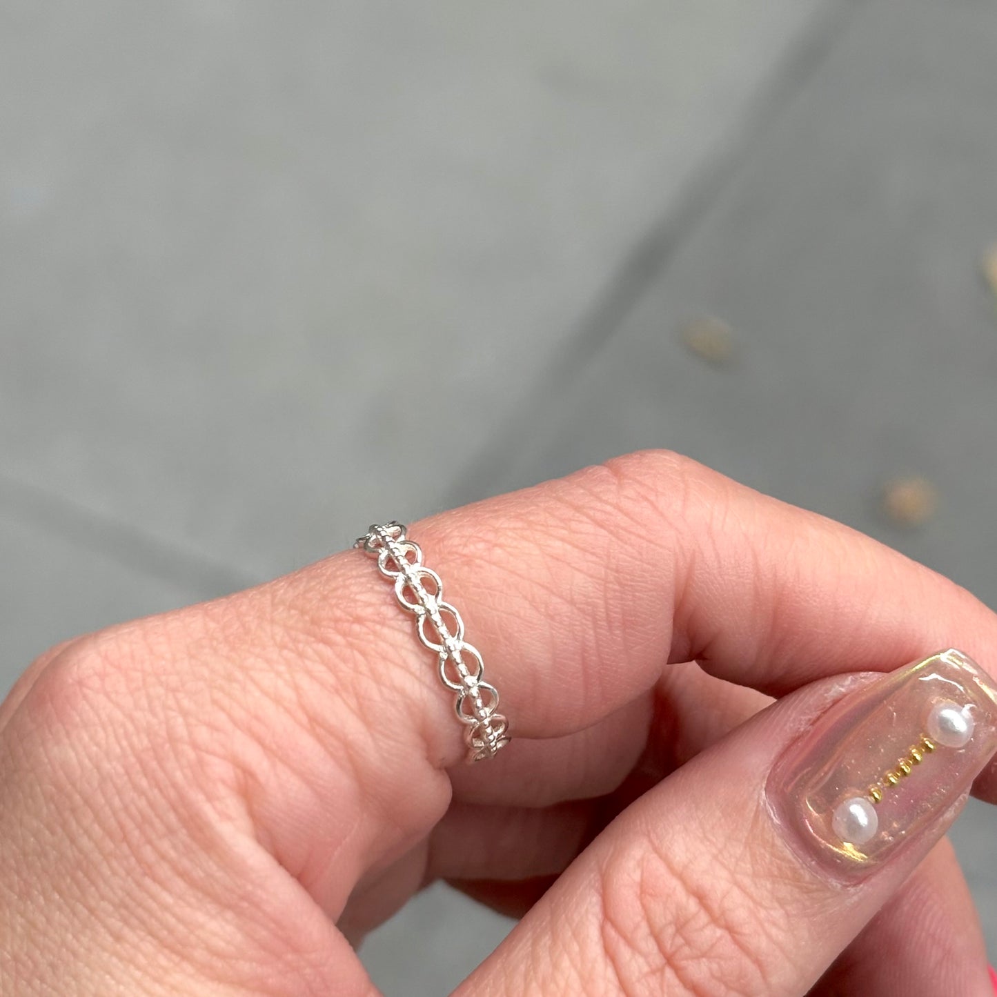 Silver925 plain ring 107