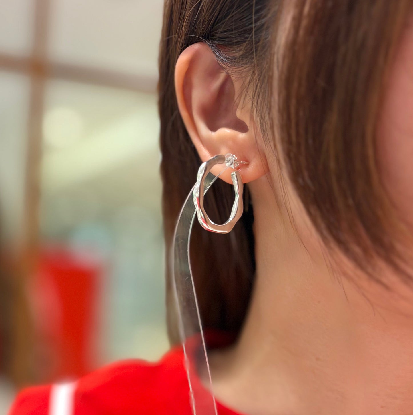Silver925 hoop pierce 5