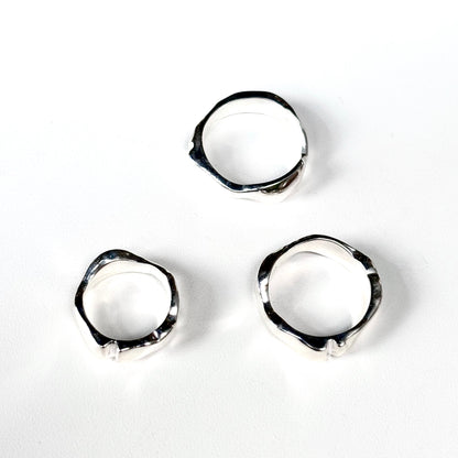Silver925 plain ring 68
