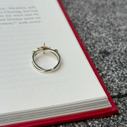 Star plain ring 13