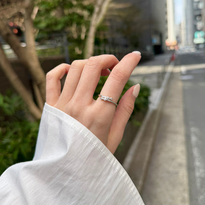 Silver925 design ring 90