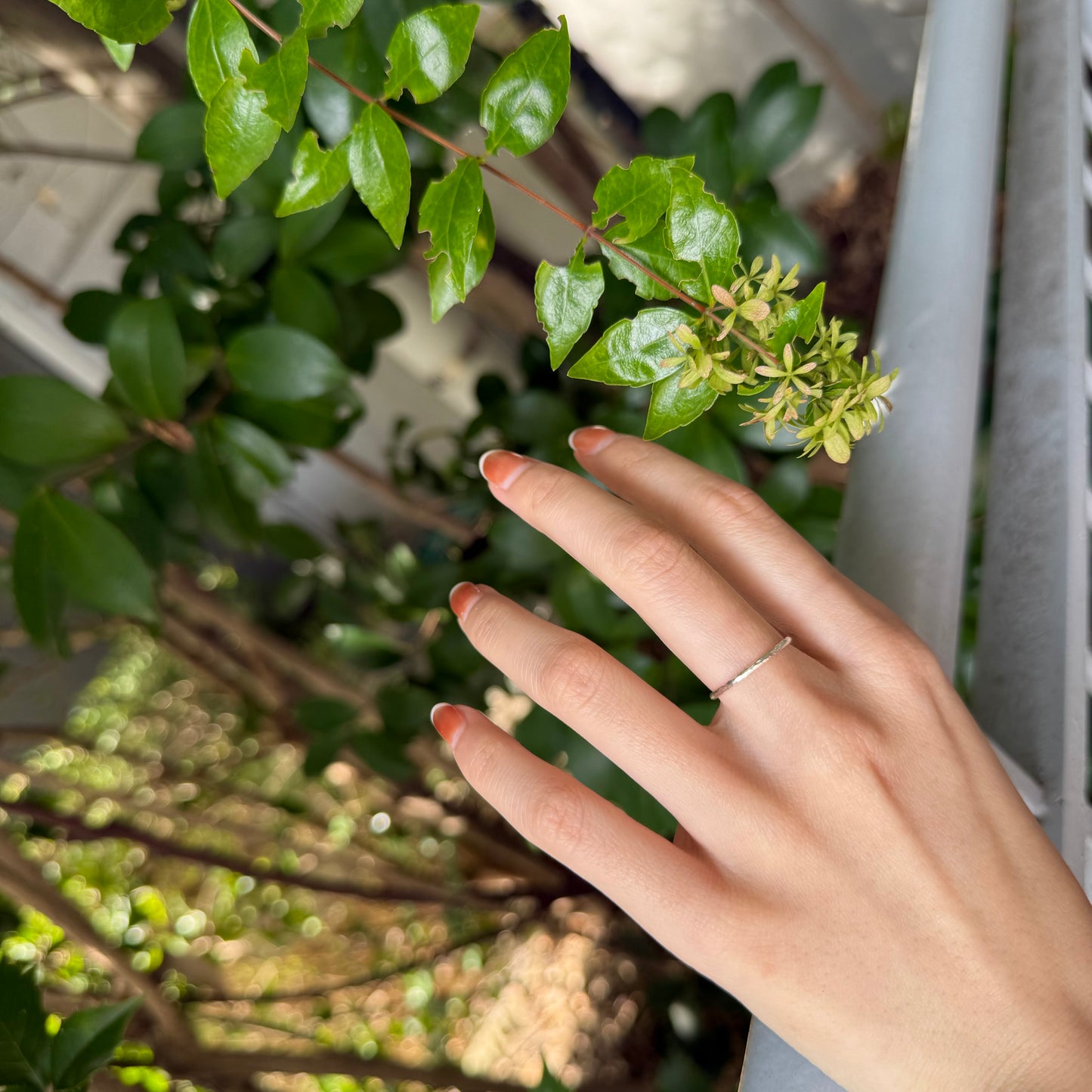 Silver925 plain ring 48