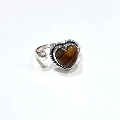 Heart design ring 7