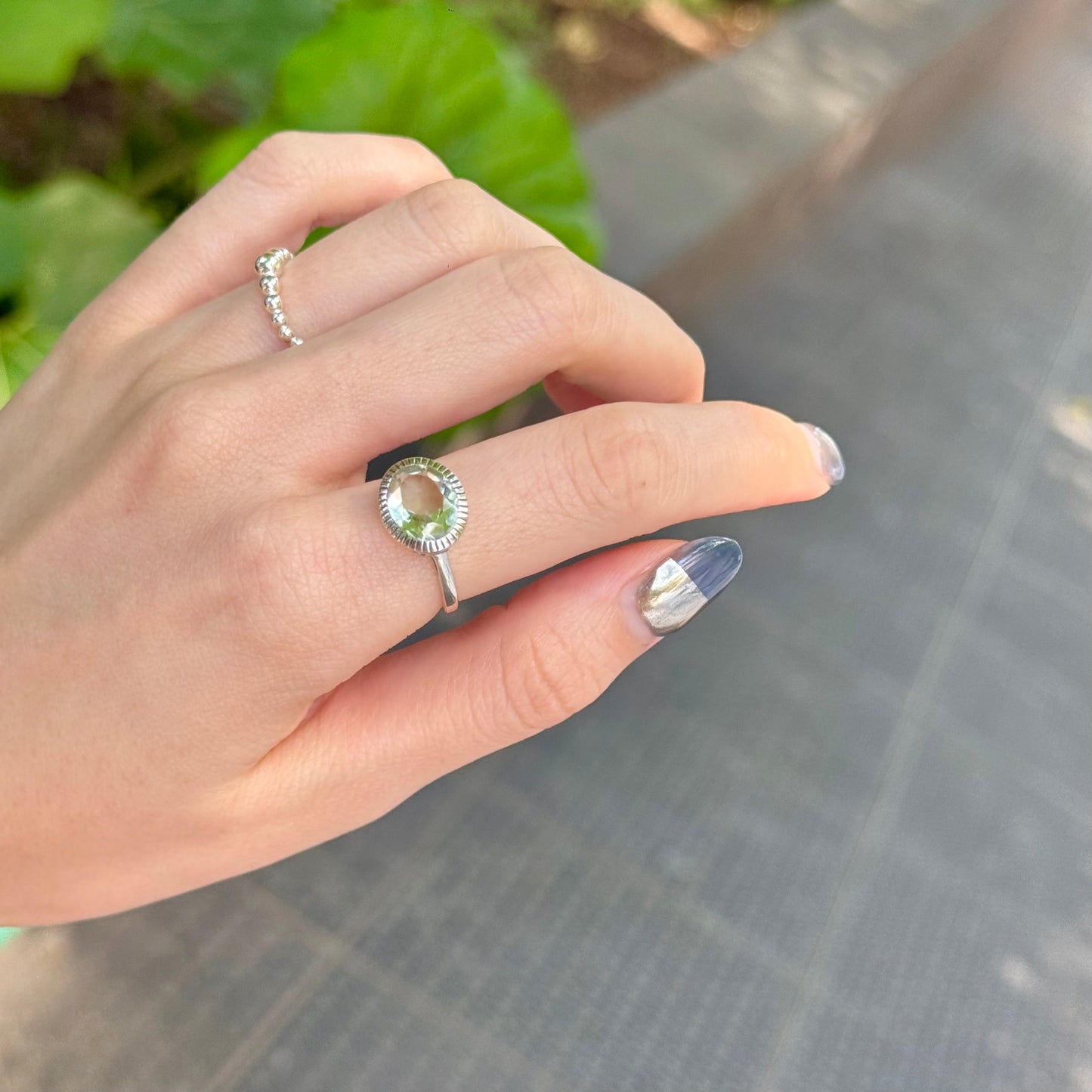 Silver925 1stone ring 8