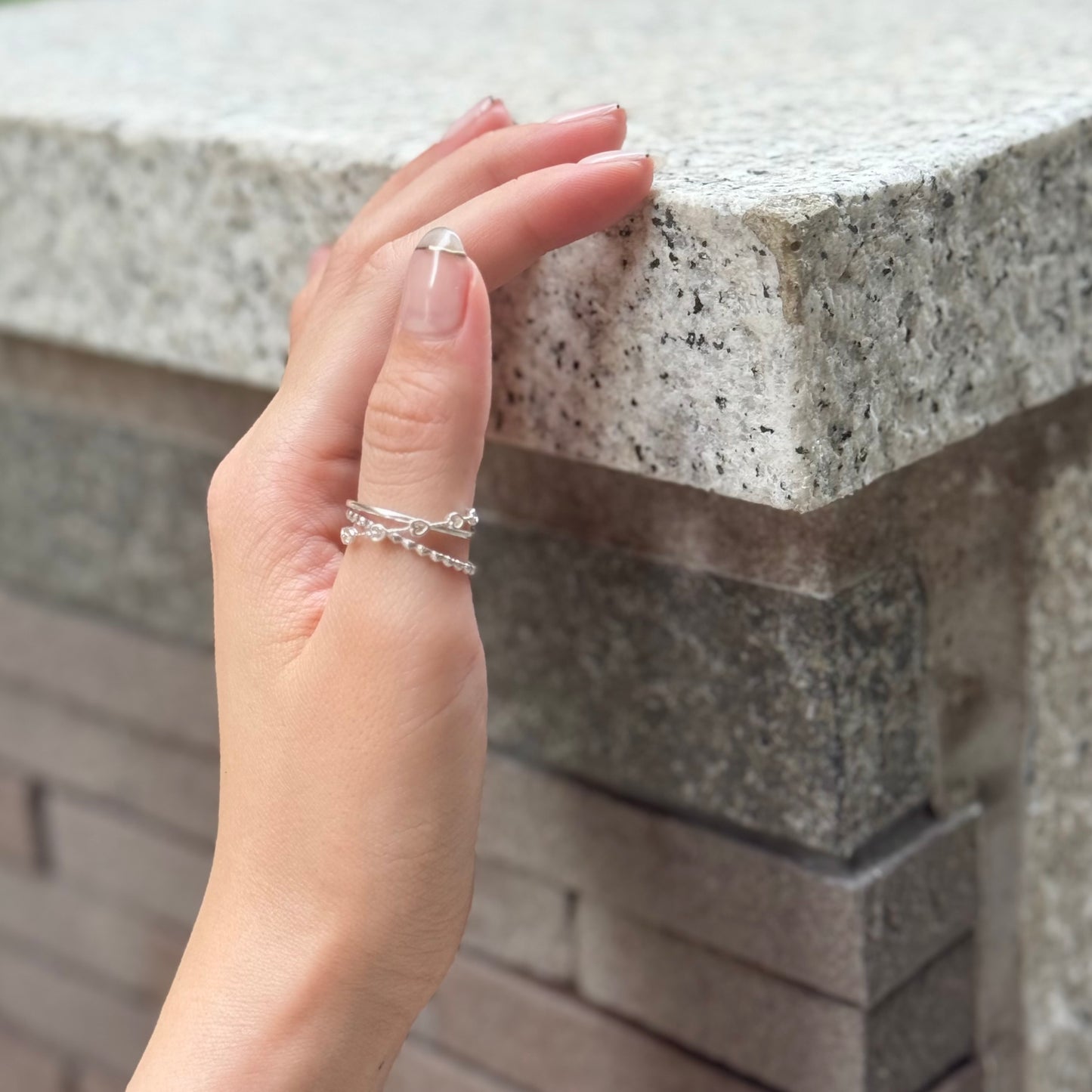 《新潟＆オンライン先行》Silver925 stacking ring 1