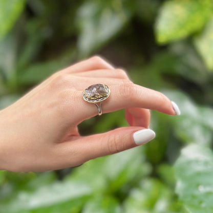 Silver925×Brass design ring 17