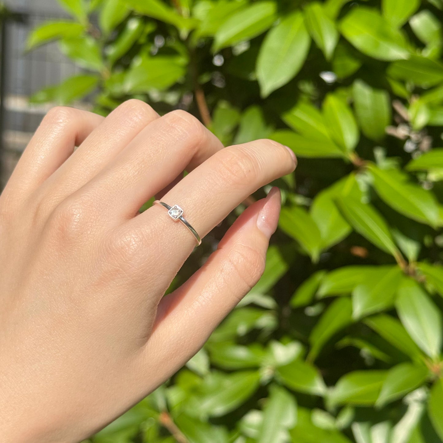 Silver925 1stone ring 9