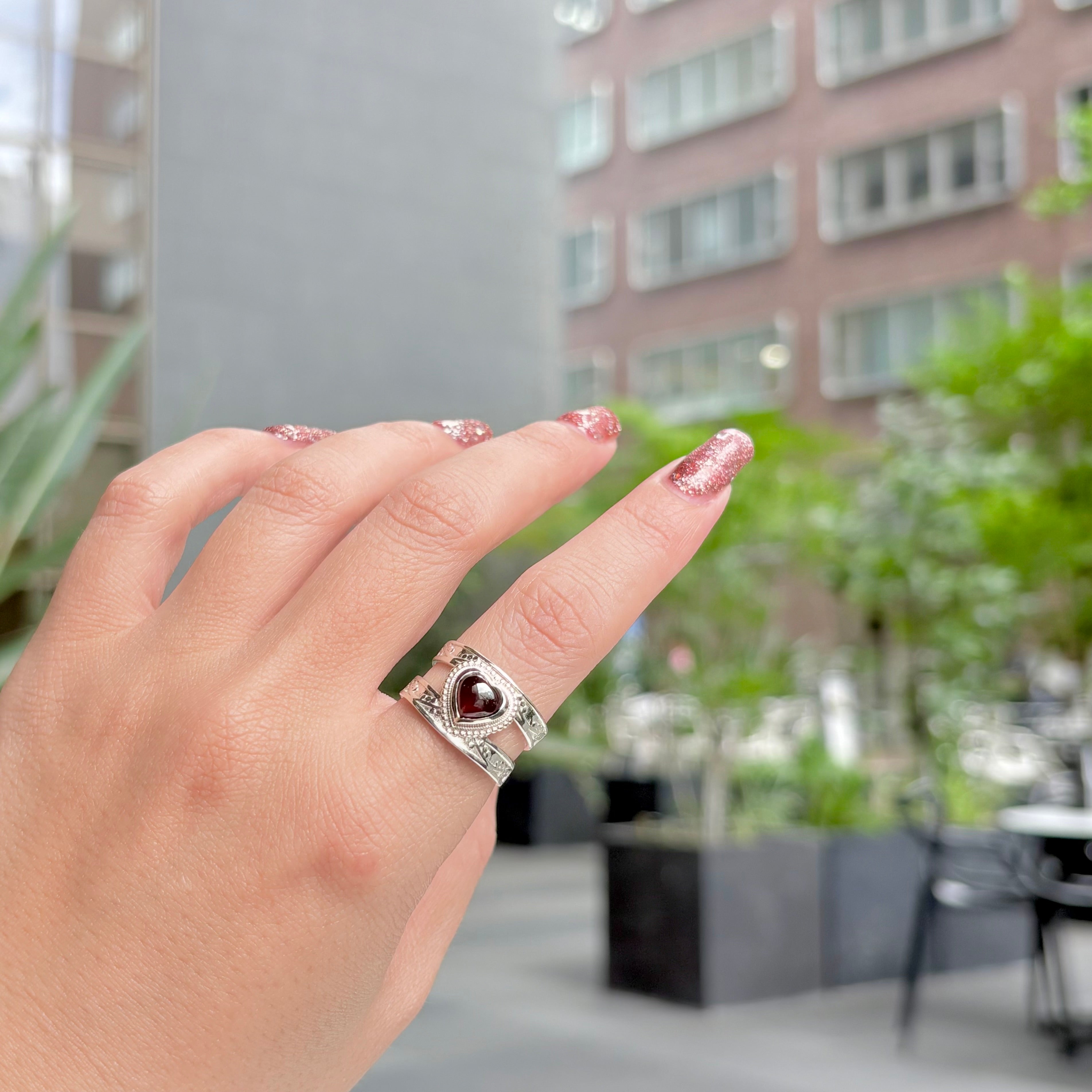 Heart design ring 3 – Biju mam