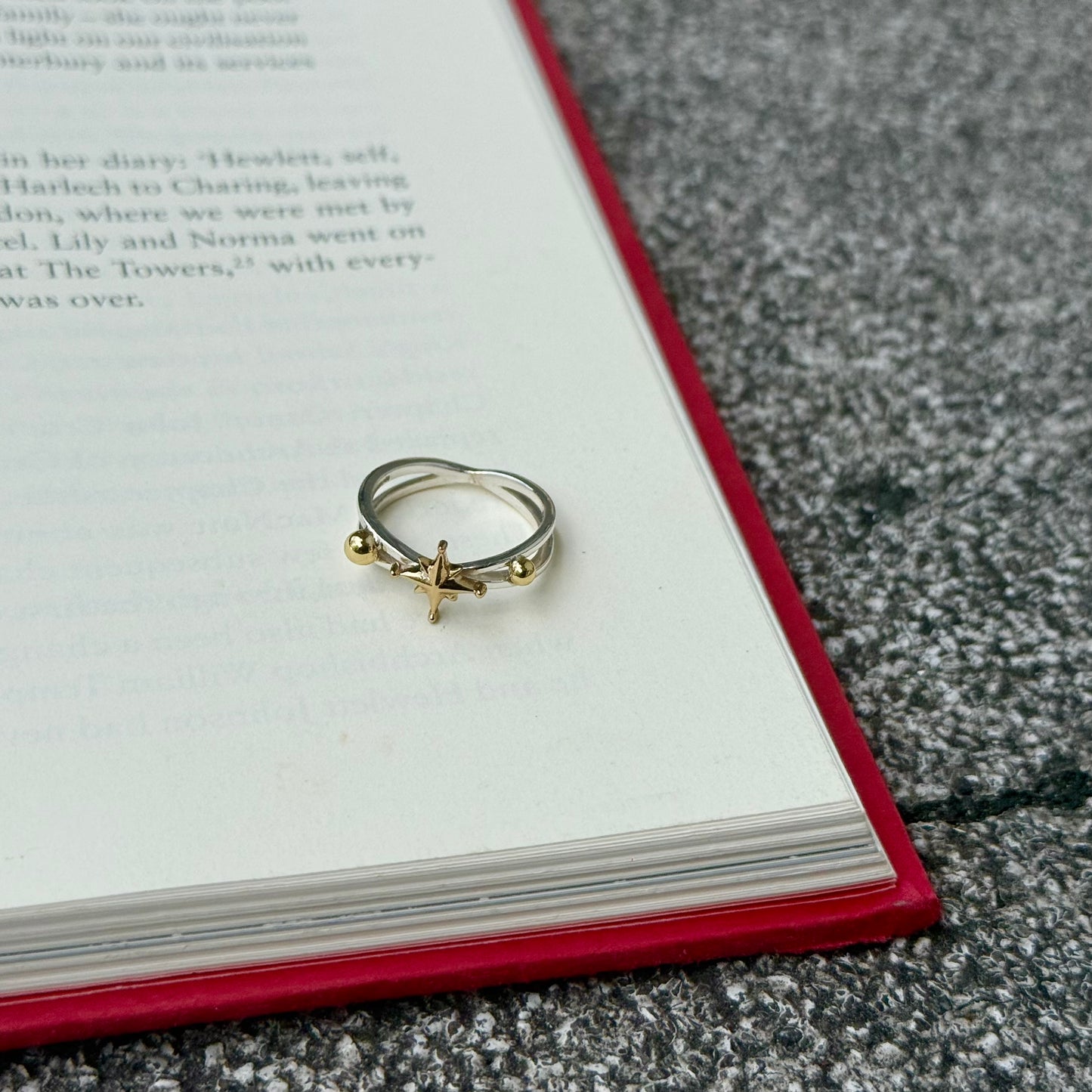 Star plain ring 13