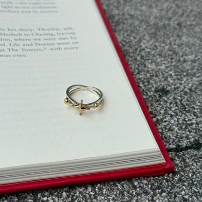 Star plain ring 13