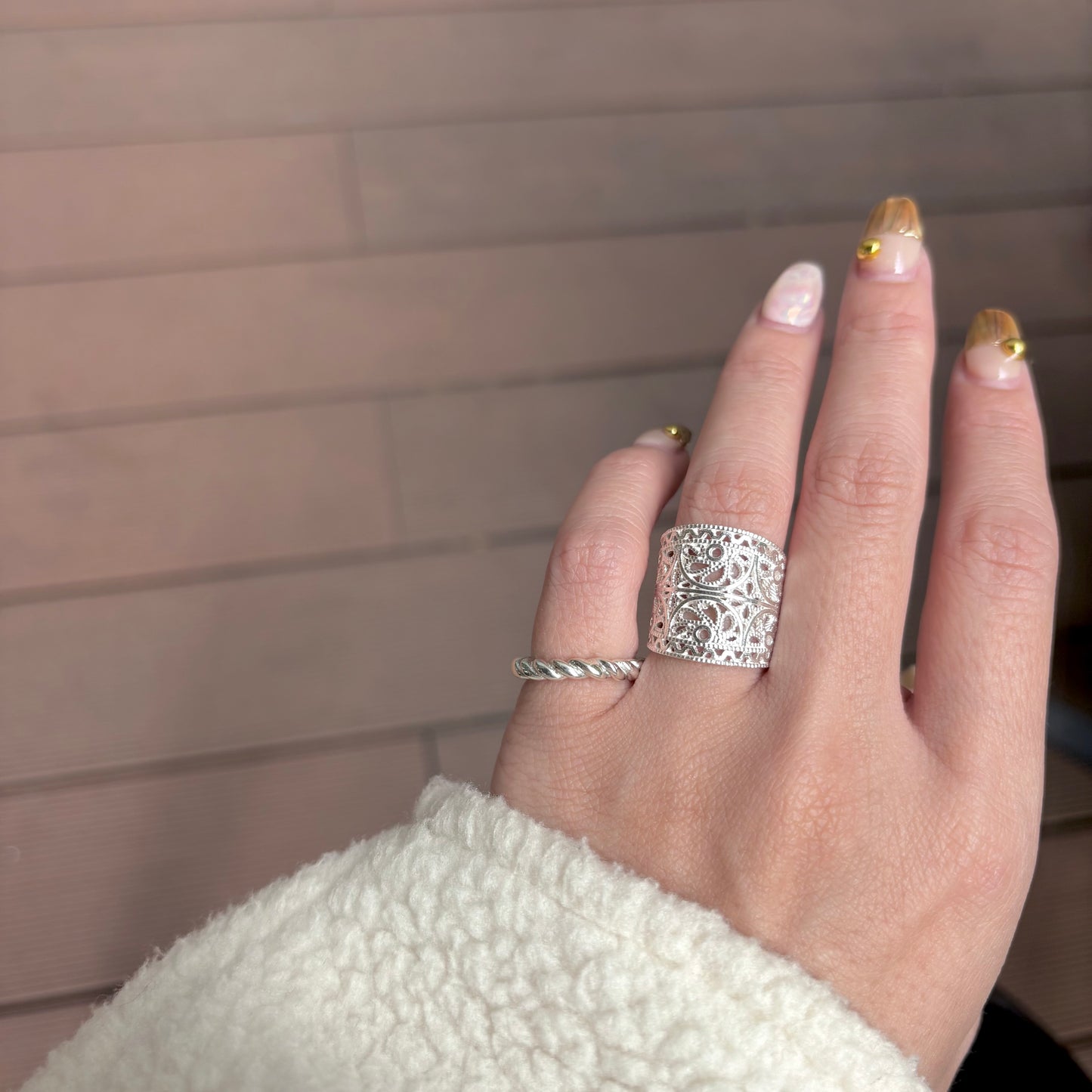 Silver925 plain ring 93