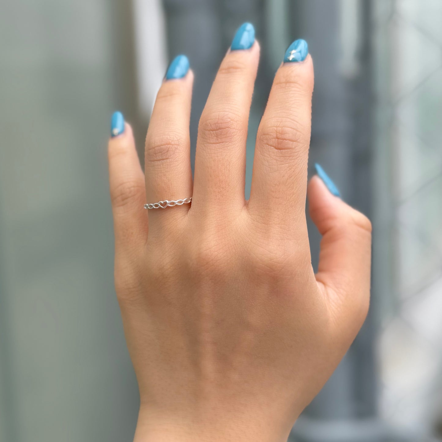 Heart plain ring 76