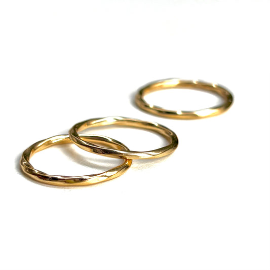 Brass plain ring 8