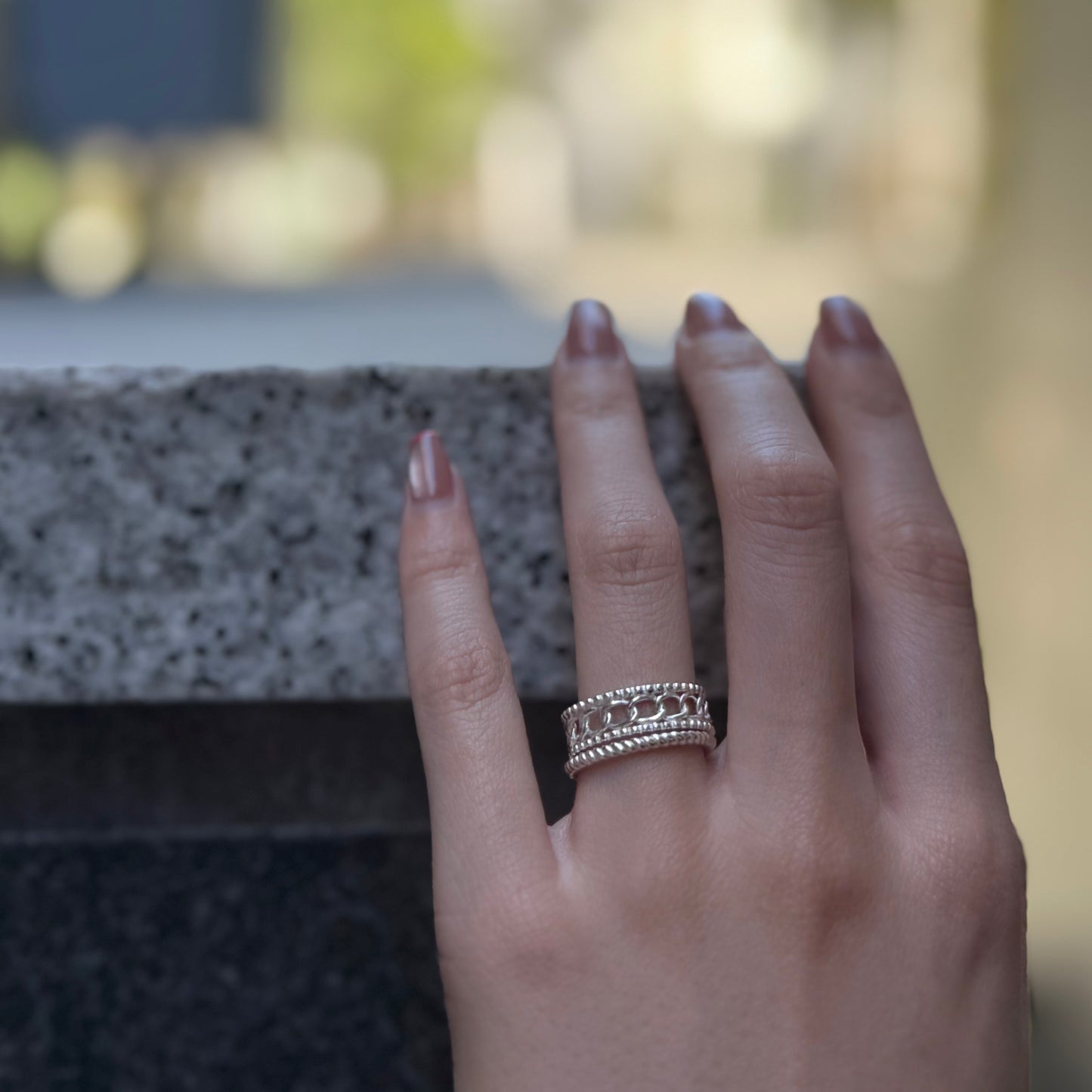 Silver925 plain ring