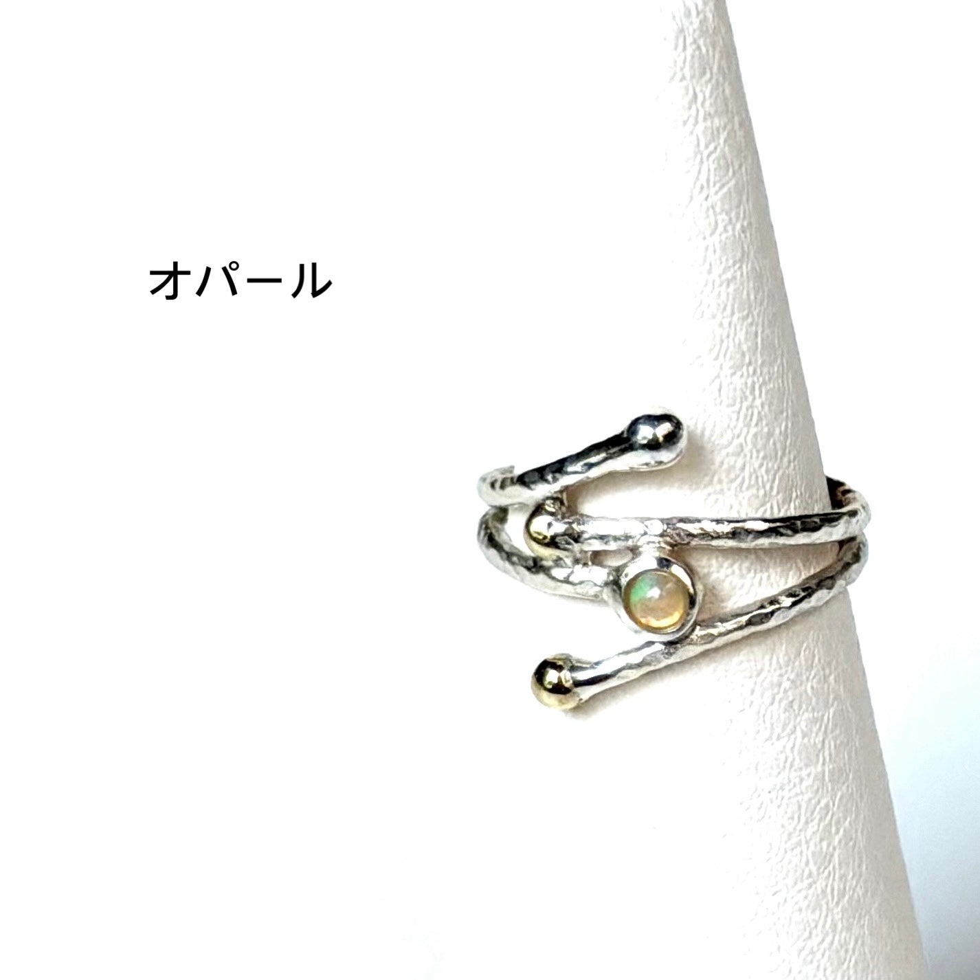 Silver925×brass design ring 20