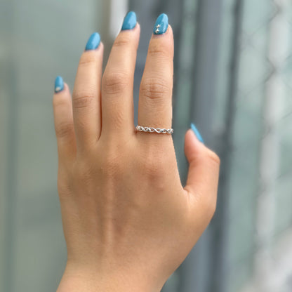 Star plain ring 9