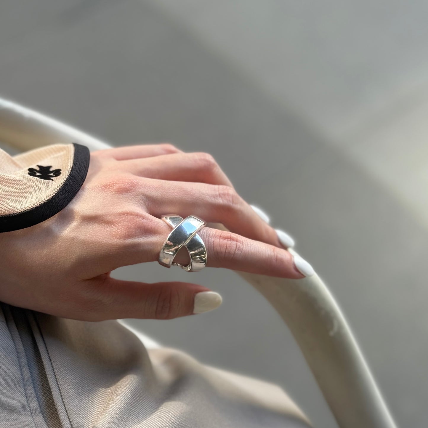 Silver925 plain ring 18