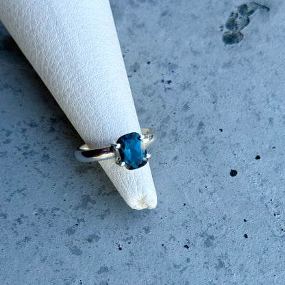 London Blue topaz ring 1