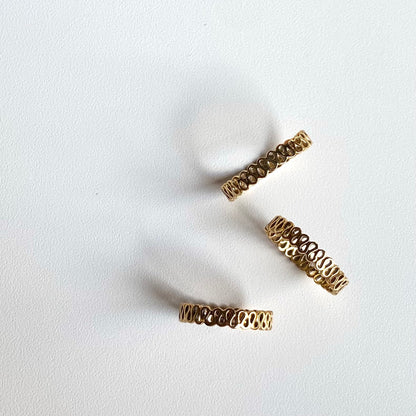 Brass plain ring 17