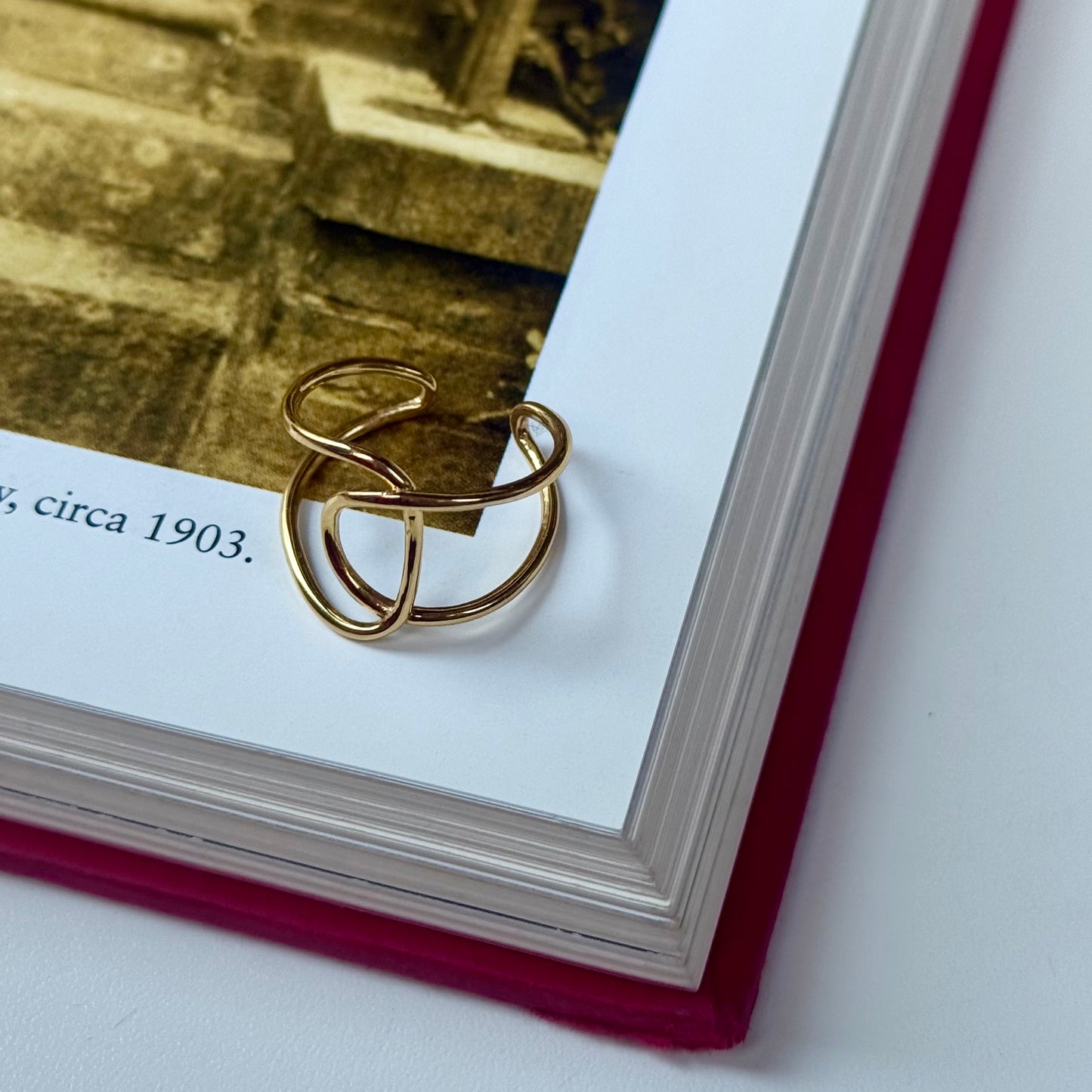 Brass plain ring 22