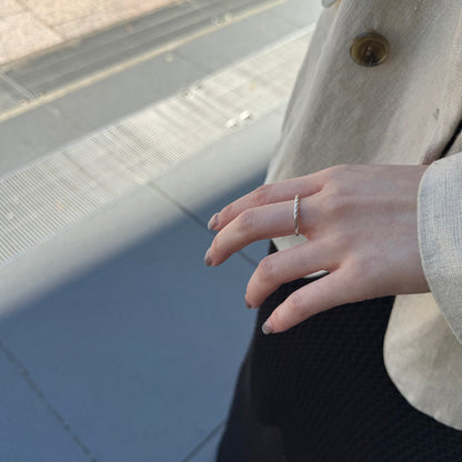 Silver925 plain ring 14