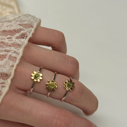 Flower design ring