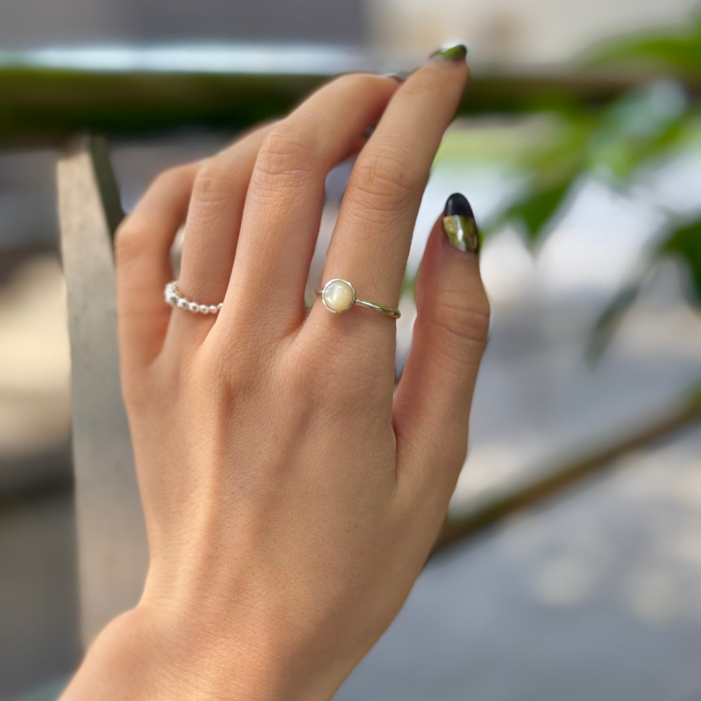 Silver925 1stone ring 7
