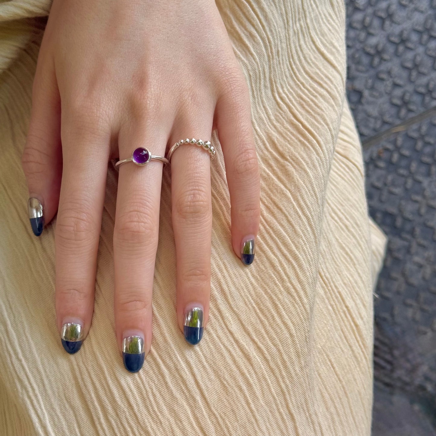 Silver925 1stone ring 7