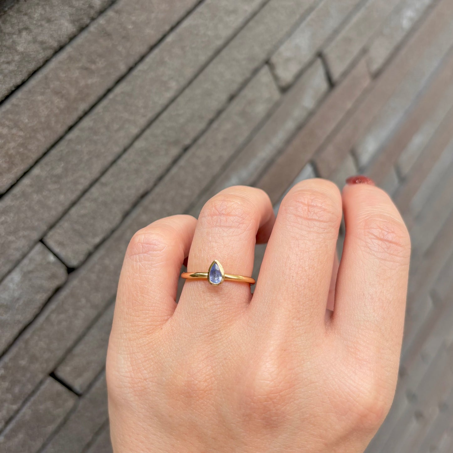 Brass petit ring 6
