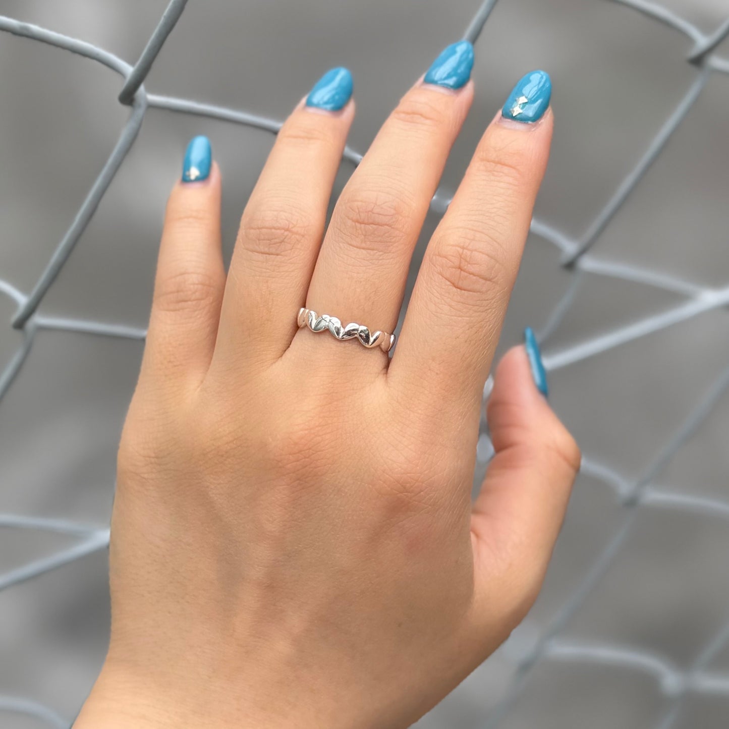 Heart plain ring 78