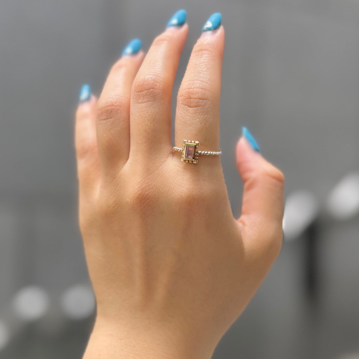 Silver925×Brass petit ring 6