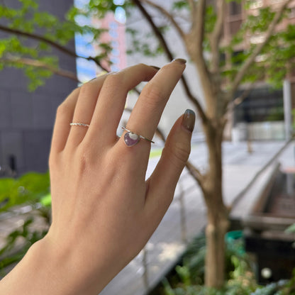 Heart ring & ear cuff