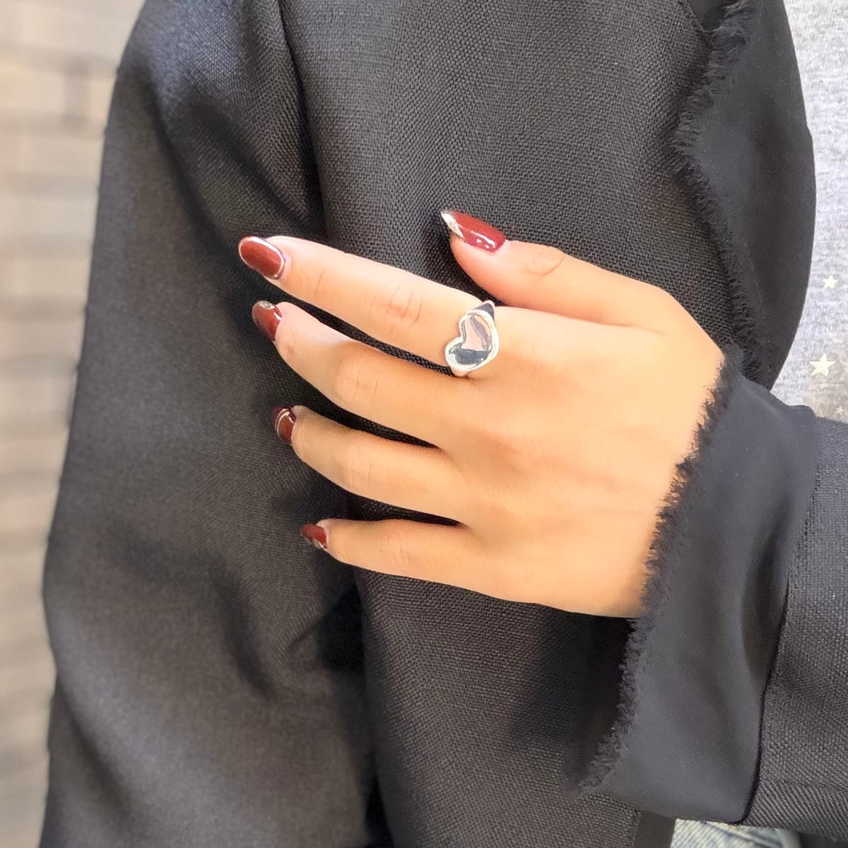Heart plain ring 86