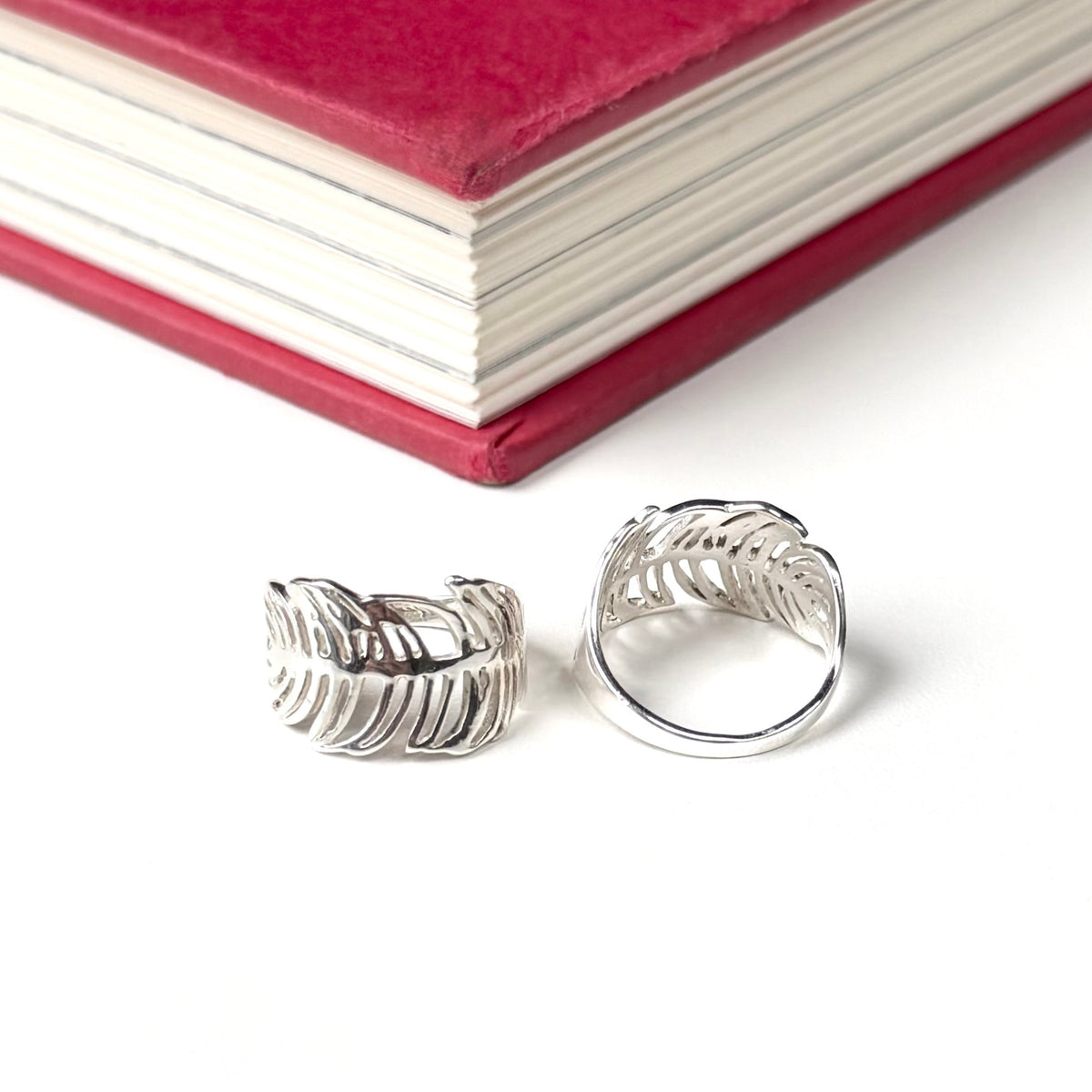 Leaf plain ring 63