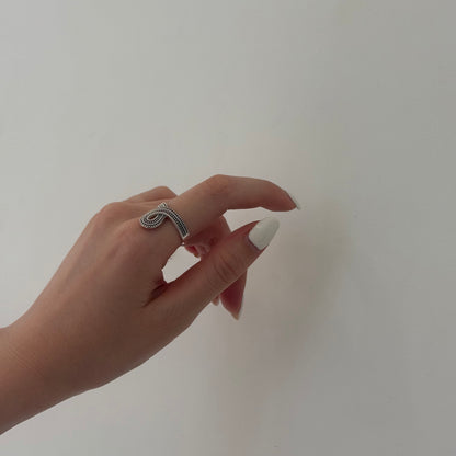 【Biju mam poco】Silver925 plain ring 7