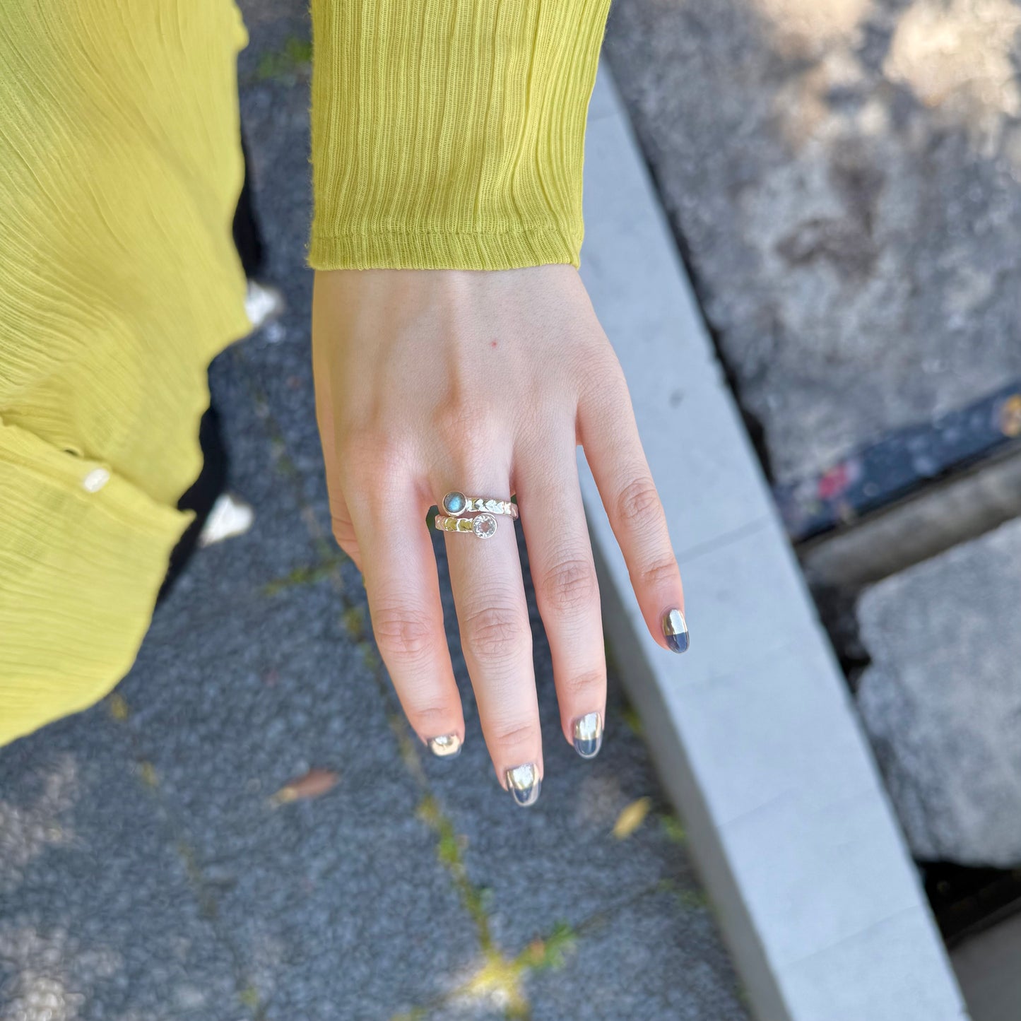 Heart 2stone ring 29