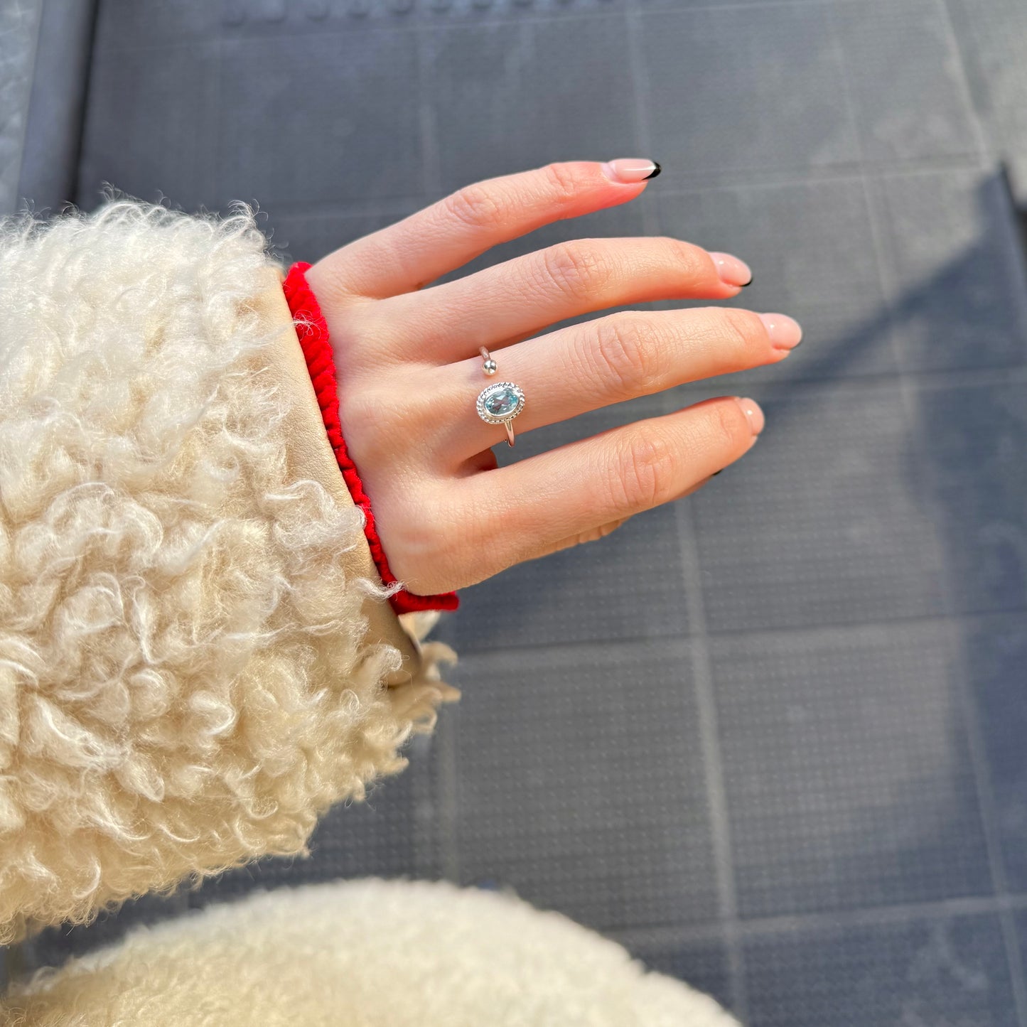 1stone fork ring