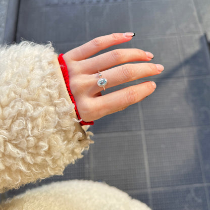 1stone fork ring