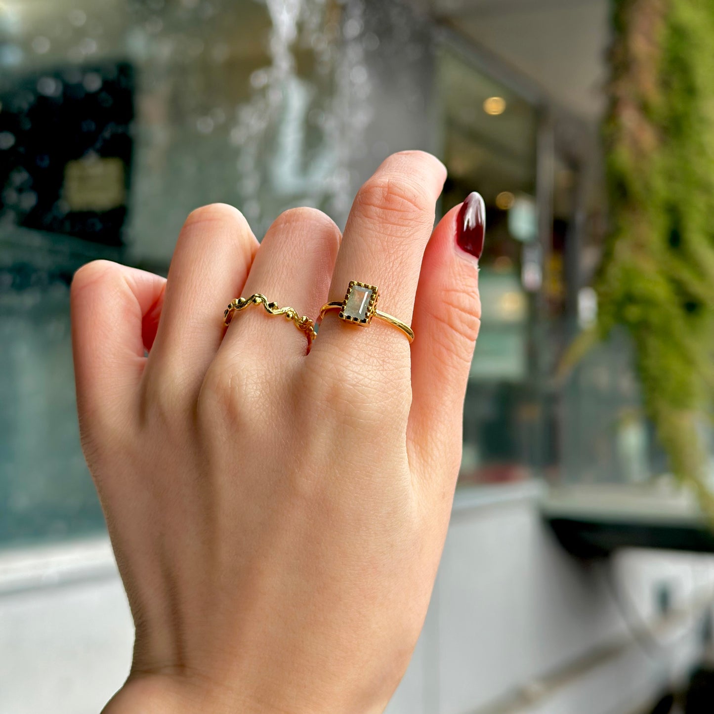 Brass petit ring 55