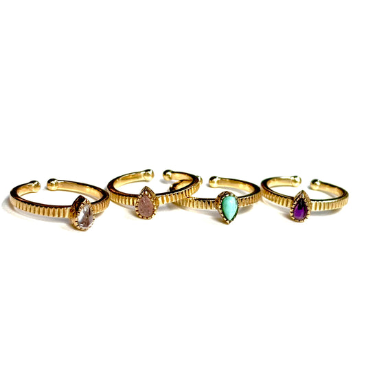 Brass petit ring 11