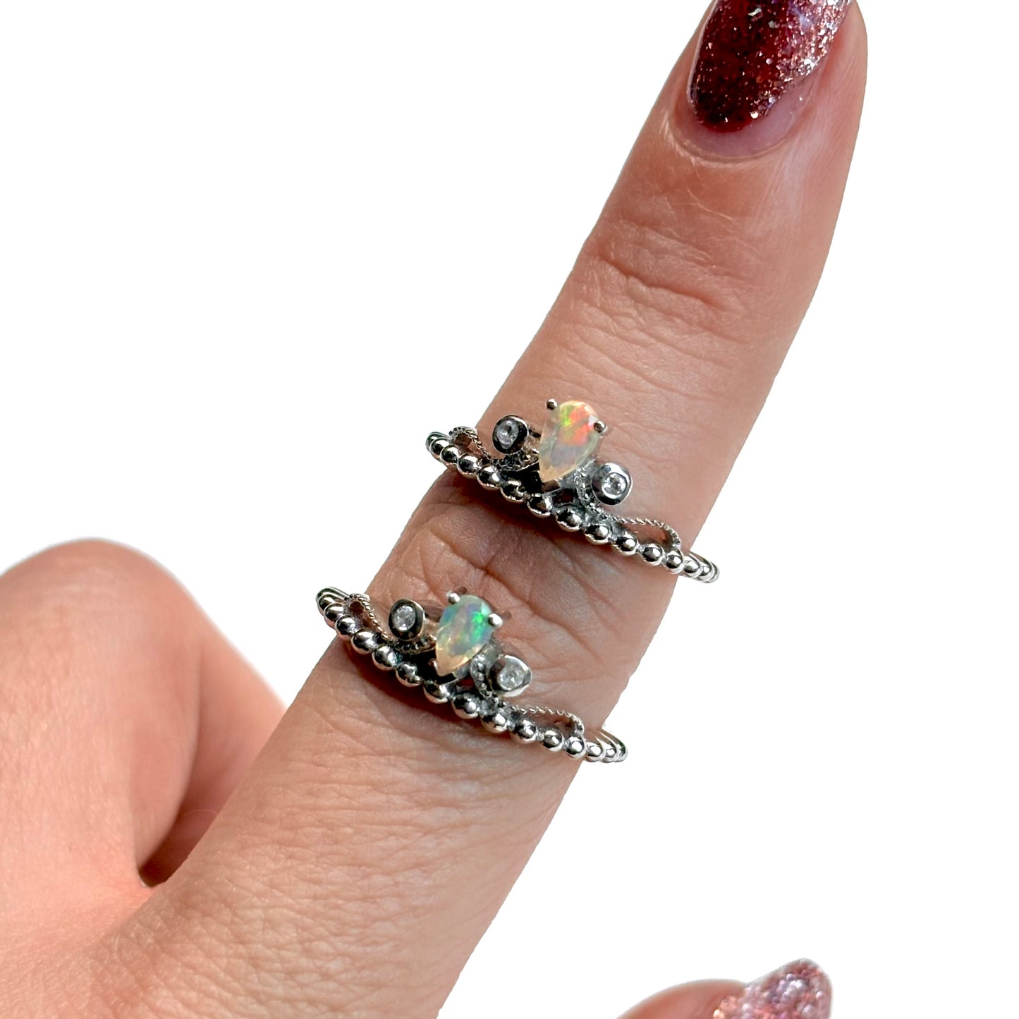 【Biju mam poco】Tiara ring -Opal-