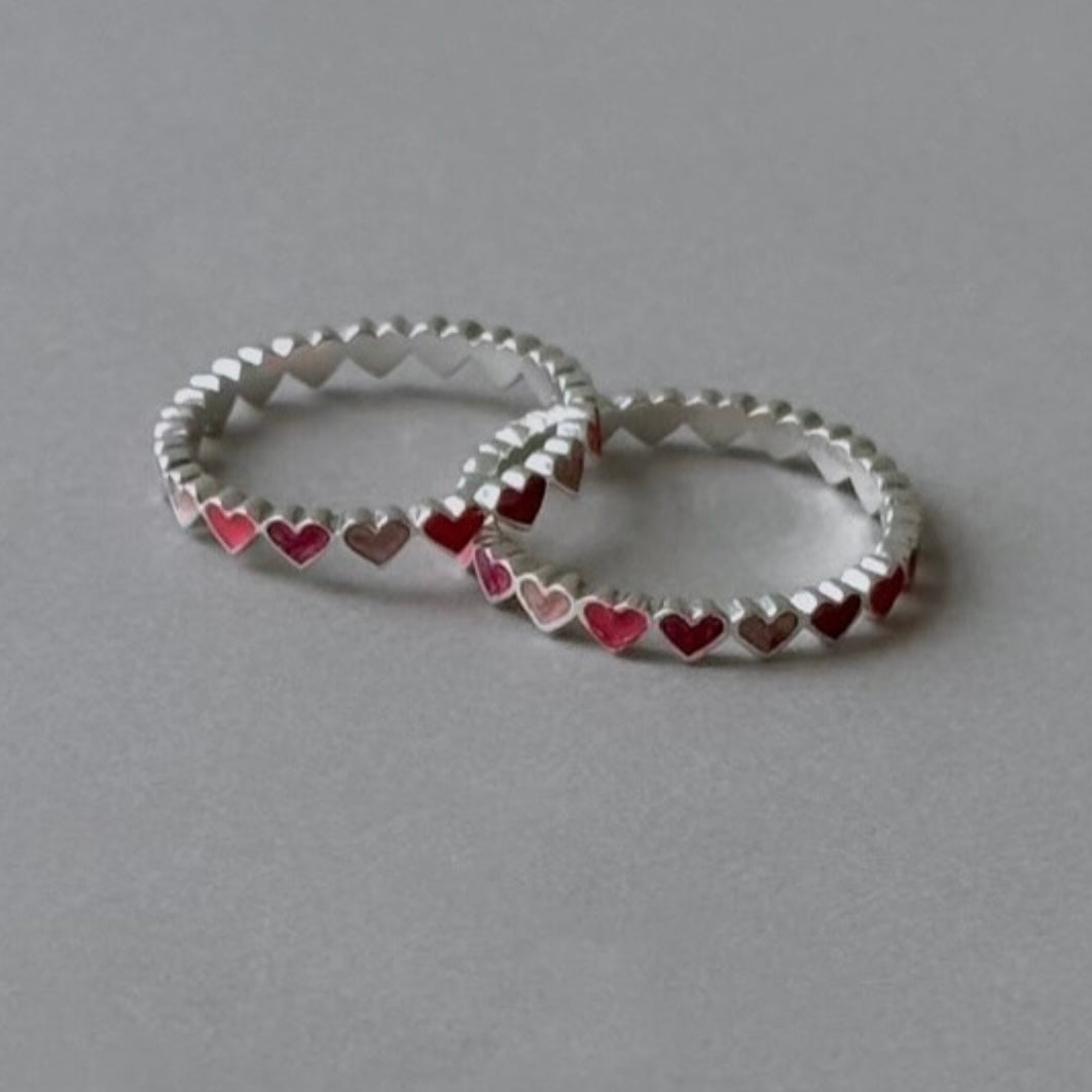 〈名古屋限定〉Heart enamel ring