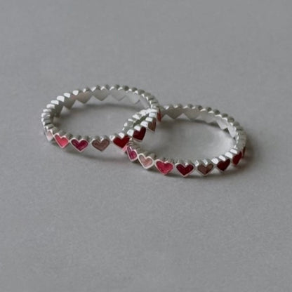 〈名古屋限定〉Heart enamel ring